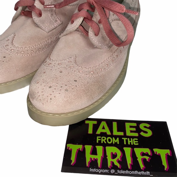 Brooks Brothers Pink Girls Suede Wingtip Shoes - Picture 10 of 11